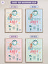 Baby Birth Stats Poster – Personalized Stork Delivery Print